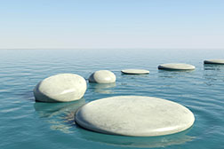 image of stepping stones